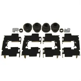 18k18179 Acdelco Disc Brake Hardware Kit Black Silver Regular Service