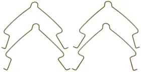 18k1049ss Acdelco Professional Durastop Disc Brake Pad Drag Reduction Clip