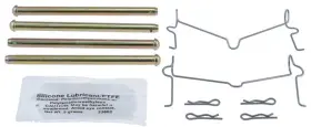 18k1753x Acdelco Professional Durastop Disc Brake Hardware Kit Fits 2006-2010 Hummer H3 H3t Professiona