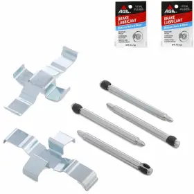 Epsadlink4137 Aftermarket Products 1980-85 Mercedes 240 280 E 300 D Front Brake Pad Caliper Spring Pin Kit And Lube