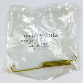 83502210 Amc Jeep Spring For Brake Shoe Gr 8.008 Oem Nos Sealed Yellow