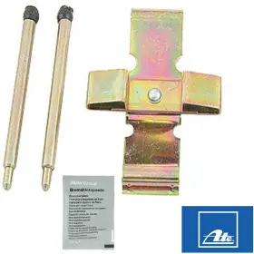 34111150554 Ate 1977-87 Bmw 5 6 7 Front Brake Caliper Pad Slide Pin Spring Lube Hardware Kit #2