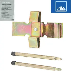 34111150554 Ate 1977-87 Bmw 5 6 7 Front Brake Caliper Pad Slide Pin Spring Lube Hardware Kit