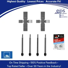 Epsadlink3261 Ate 2 X Front Brake Caliper Pad Slide Pin Spring And Lube Kit 1973-79 Mercedes Oem #2