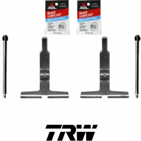 Epsadlink4060 Ate 2001-11 Mercedes Rear Brake Pad Caliper Slide Pin And Spring Hardware Kit Lube #2