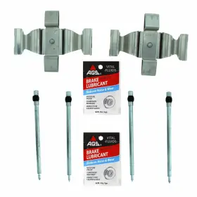 Ate Premiumone Epsadlink4387 2002-09 Mercedes C Slk Amg Front Brake Pad Spring Pin And Lube Hardware Kit