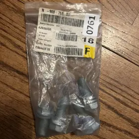 N90876801 Audi 182563 1 Front Brake Caliper Bolt Pad Carrier Oe A4 A6 A8 Rs4 Rs6