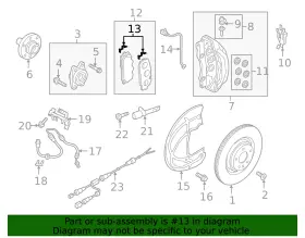 4m0-698-231-a Audi Genuine Brake Pads Guide #2