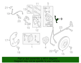 8k0-615-269-a Audi Genuine Retainer Spring #2