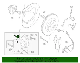 8v0-615-431-e Audi Genuine Bleeder Valve Damper #2
