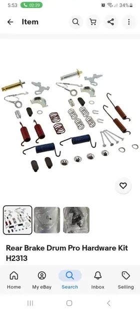 H2313 Autohouse Drum Brake Pro Kit New In Plastic Part #