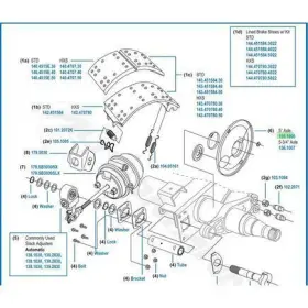 1561006 Automann Brake Dust Shield Hendrickson Trailer 18.438 Inch