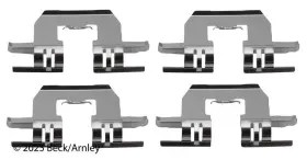 084-1650 Beck/arnley Disc Brake Hardware Kit Fits 06-15 Mazda Mx-5 Miata