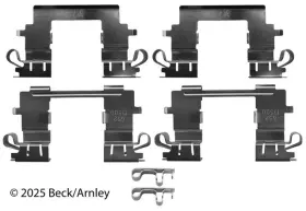 084-1758 Beck/arnley Disc Brake Hardware Kit P N 084 1758