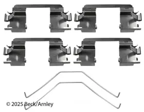 Beck/arnley 084-1938 Disc Brake Hardware Kit Beck/arnley