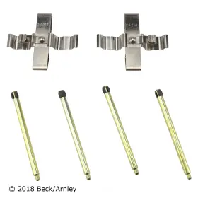 084-1992 Beck Arnley Rr Disc Brk Hwd Kit Beck/arnley