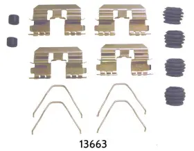 Better Brake Parts 13663k Disc Hardware Kit-rear