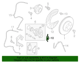 34-10-6-790-927 Bmw Genuine Brake Pads Clip #2
