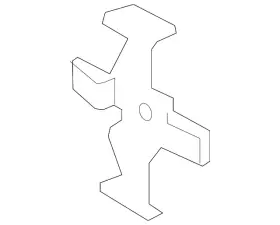 34-10-8-844-334 Bmw Genuine Disc Brake Anti-rattle Clip