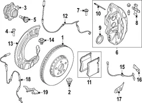 34-10-8-857-732 Bmw Genuine Caliper Retainer Spring
