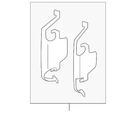 34-11-2-359-855 Bmw Genuine Brake Pads Clip