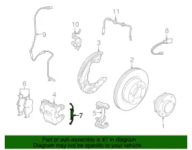 34-11-6-776-526 Bmw Genuine Brake Pads Clip #2