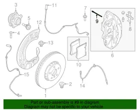 34-11-6-872-572 Bmw Genuine Disc Brake Pad Pin #2