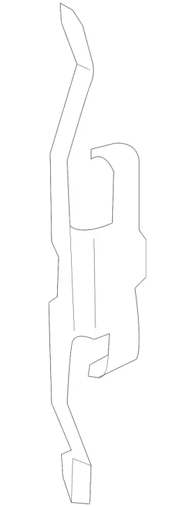 34-20-6-895-373 Bmw Genuine Disc Brake Anti-rattle Clip