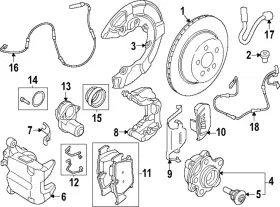 34-20-8-843-079 Bmw Genuine Carrier Retainer Clip