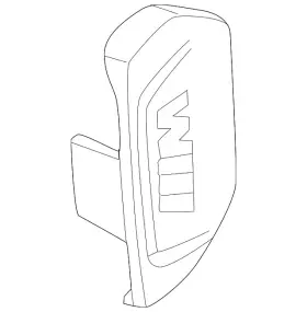 Bmw 34-20-8-843-081 Genuine Carrier Retainer Clip