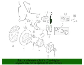 34-21-6-758-059 Bmw Genuine Brake Pads Clip #2