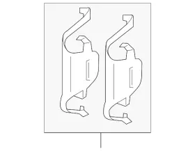 34112359857 Bmw Genuine Brake Pads Spring
