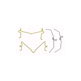 13051 Carlson Disc Brake Hardware Kit-4wd