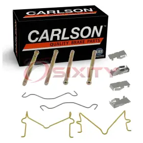 Sx-dkt9 Carlson Front Disc Brake Hardware Kit For 2001-2002 Kia Rio Pad Service Me