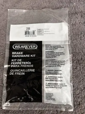 H2628 Carquest 2586 1987-1991 Chevrolet Beretta Wearever Drum Brake Adjuster Kit