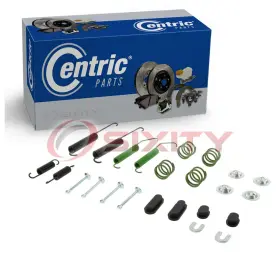 C687 Centric Parts Premium 26-21 Rear Drum Brake Hardware Kit For 2007-2017 Nissan Tiida Shoe Service Cm