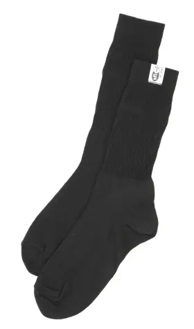 Crow Safety Gear 29115b Socks - Sfi 3.3 Nomex Black Small Pair