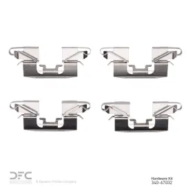 Dfc 340-67032 For Nissan 2005-2012 Brake Hardware Kit Rear Dynamic Friction 1 Year Warranty