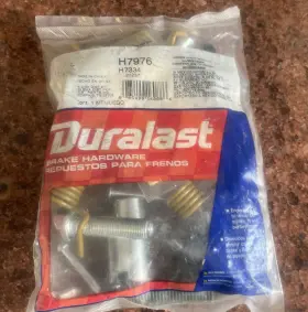H-7976 Duralast H-7976. H7334 Parking Brake Hardware Kit H7976 New Sealed Package