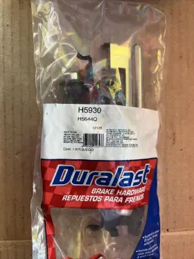 H5930 Duralast Disc Brake Hardware Kit -gmc Savana 2500 2017