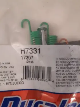 H7331 Duralast Brake Hardware