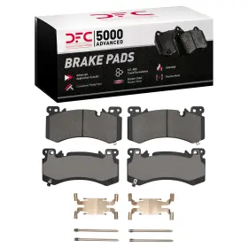 1551-2407-01 Dynamic Friction 5000 Advanced Low-metallic Brake Pads And Hardware