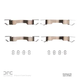 340-07000 Dynamic Friction For Fiat/yugo 1966-1992 Brake Hardware Kit Front Warranty