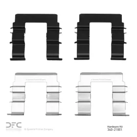 340-21001 Dynamic Friction For Kia 2001-2005 Brake Hardware Kit Front 1 Year Warranty