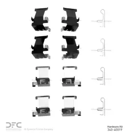 340-40019 Dynamic Friction For Dodge 2014-2023 Brake Hardware Kit Front 1 Year Warranty