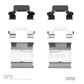 340-47025 Dynamic Friction For Cadillac/chevrolet 1997-2013 Brake Hardware Kit Rear Wrnty