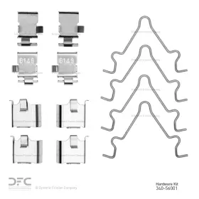 340-56001 Dynamic Friction For Mazda/mercury 1987-1995 Brake Hardware Kit Rear Warranty
