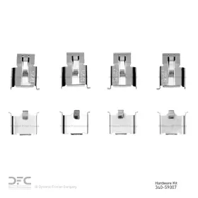 340-59007 Dynamic Friction For Daihatsu/dodge 1983-2000 Brake Hardware Kit Front Warranty