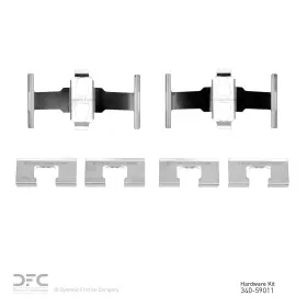 340-59011 Dynamic Friction For Acura/honda 1988-2001 Brake Hardware Kit Rear Warranty