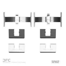 340-59022 Dynamic Friction For Acura/honda 1997-2002 Brake Hardware Kit Rear Warranty